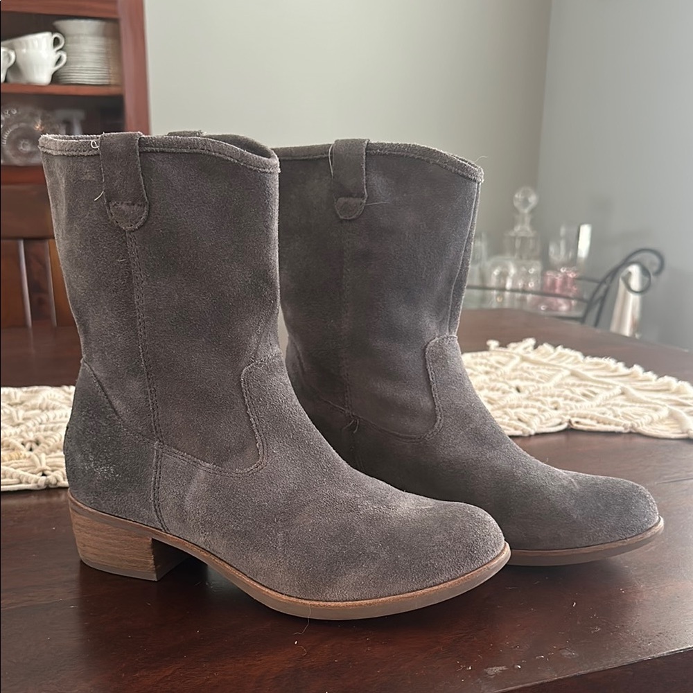 UGG Gray Suede Boots